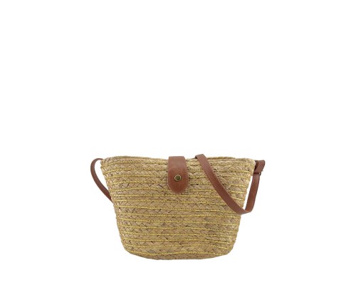 Bolso Bandolera Capazo Rafia